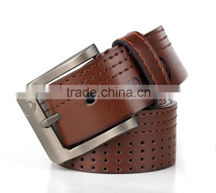 Hollow Out Jeans For Men Belts Leather