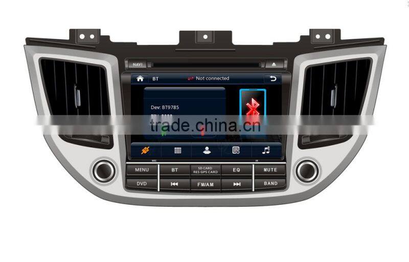 car multimedia for hyundai ix35 2015 with CD player car rear view camera headrest monitor 1080P 10disc