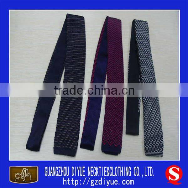 silk knitting tie