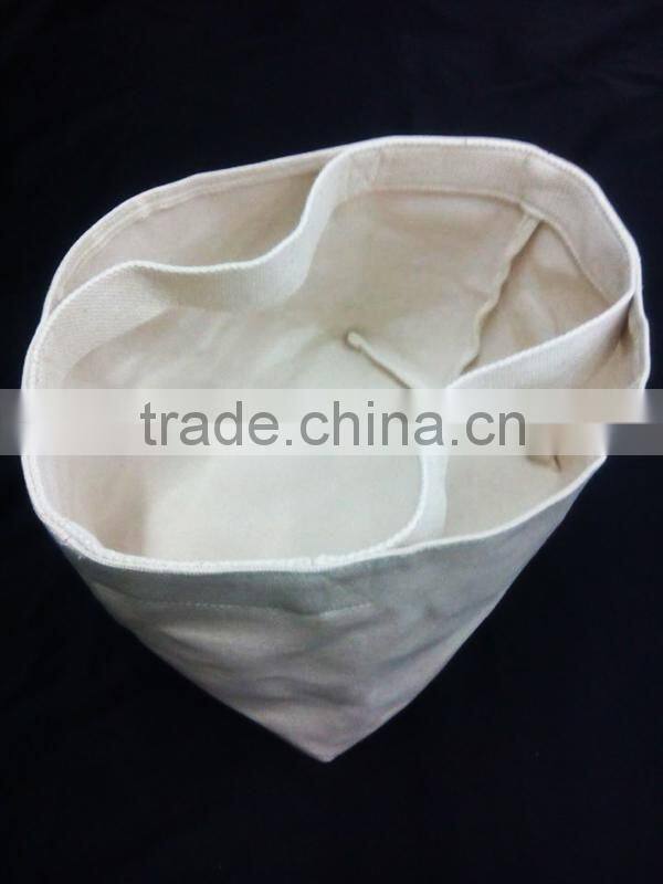 Natural stripe canvas beach tote bag gold supplier