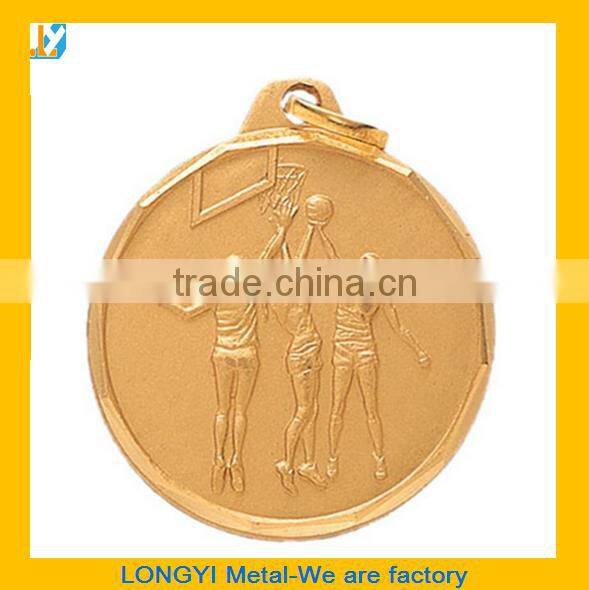 Custom basketball medal/3D metal basketball medal/Cheap basketball medal