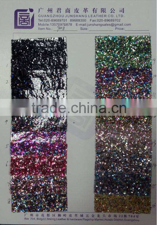 PU Glitter leather HOT SALE IN UK