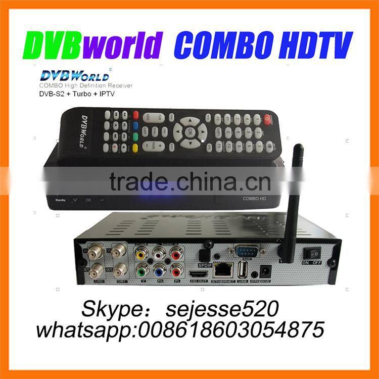 DVBWORLD combo hdtv satellite receiver for north america with jb200 tuner jyazbox v21 v16,v20 receiver