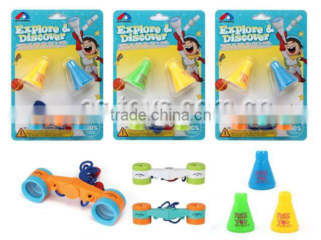 funny plastic party kaleidoscope with telescope