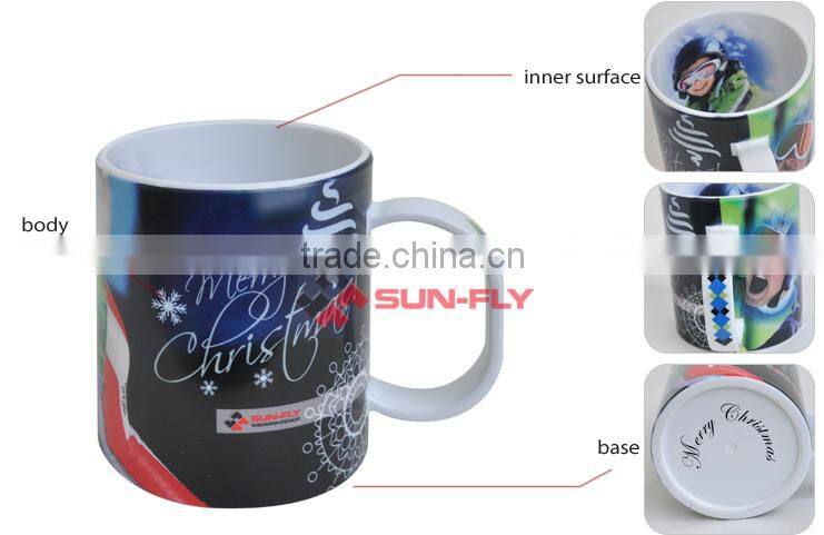 Polymer Mug,sublimation plastic matte mug,heat press mugs,printable customized blank matte mug
