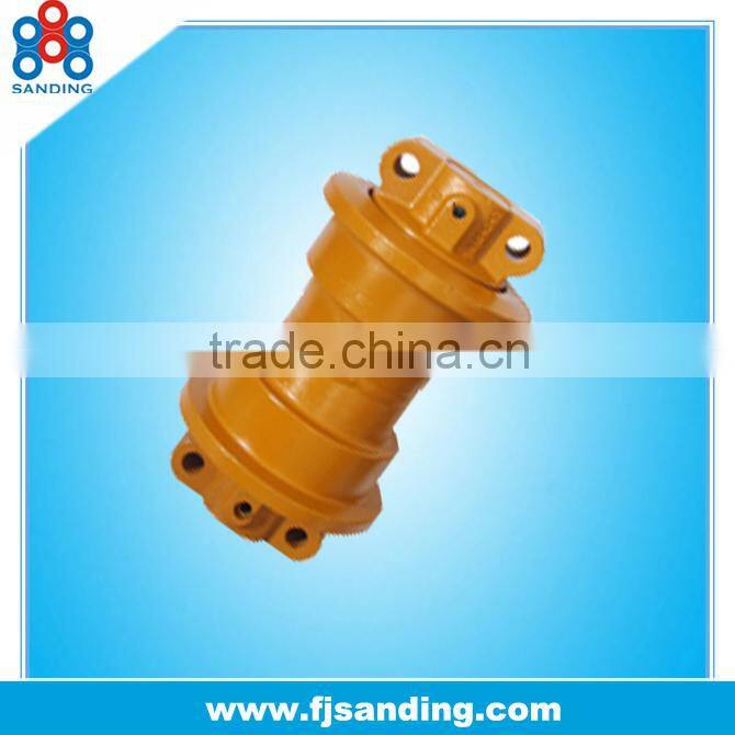 yellow, black dozer EX100 track roller