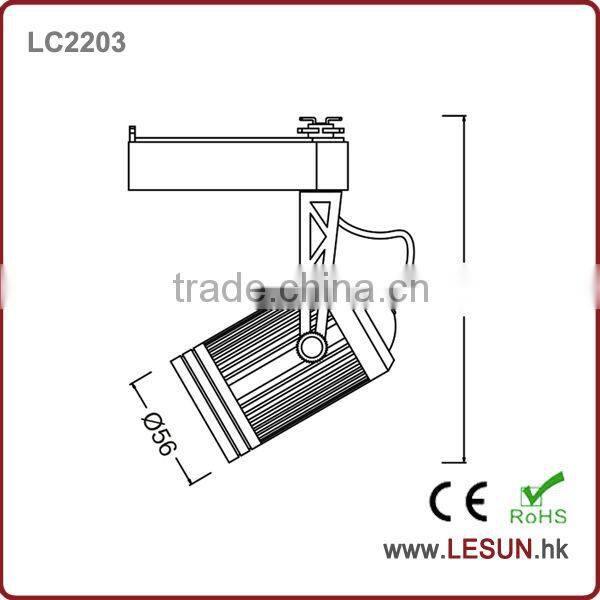 Factory price 3*1W high power led track spotlight LC2203