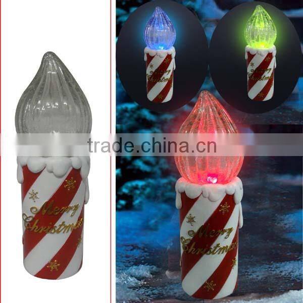 Christmas decoration color changing led candle light