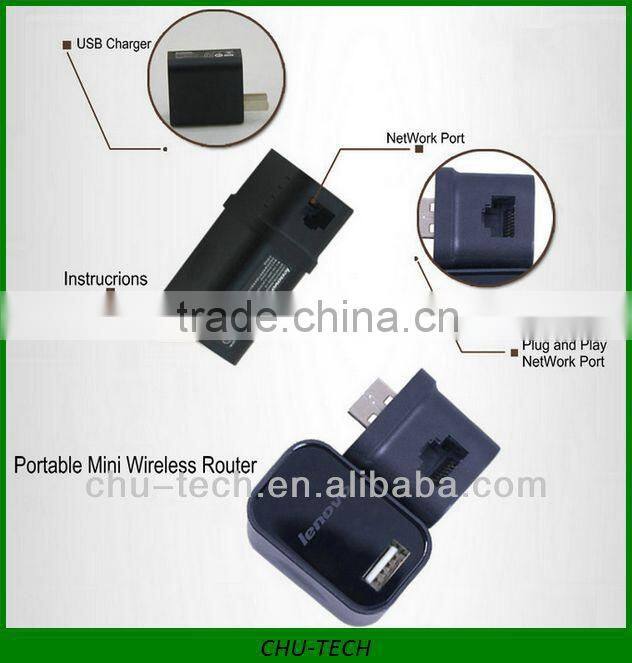 Original Lenovo R2100 Portable Mini Wireless Router Wireless AP Mobile Phone Charging Adapter