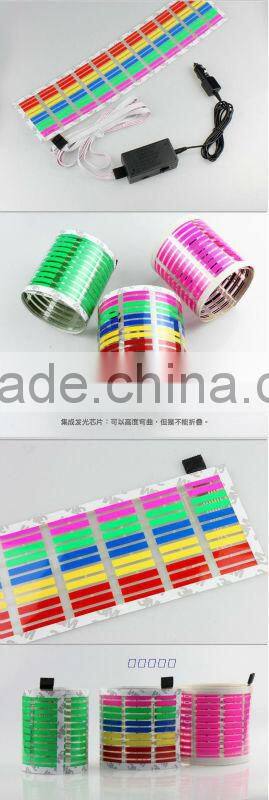 2014the latest auto car fashion stickers,car led stickers/car music rhythm lamp
