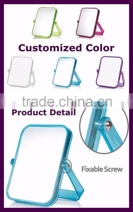 Colorful PS Plastic Bathroom mirror