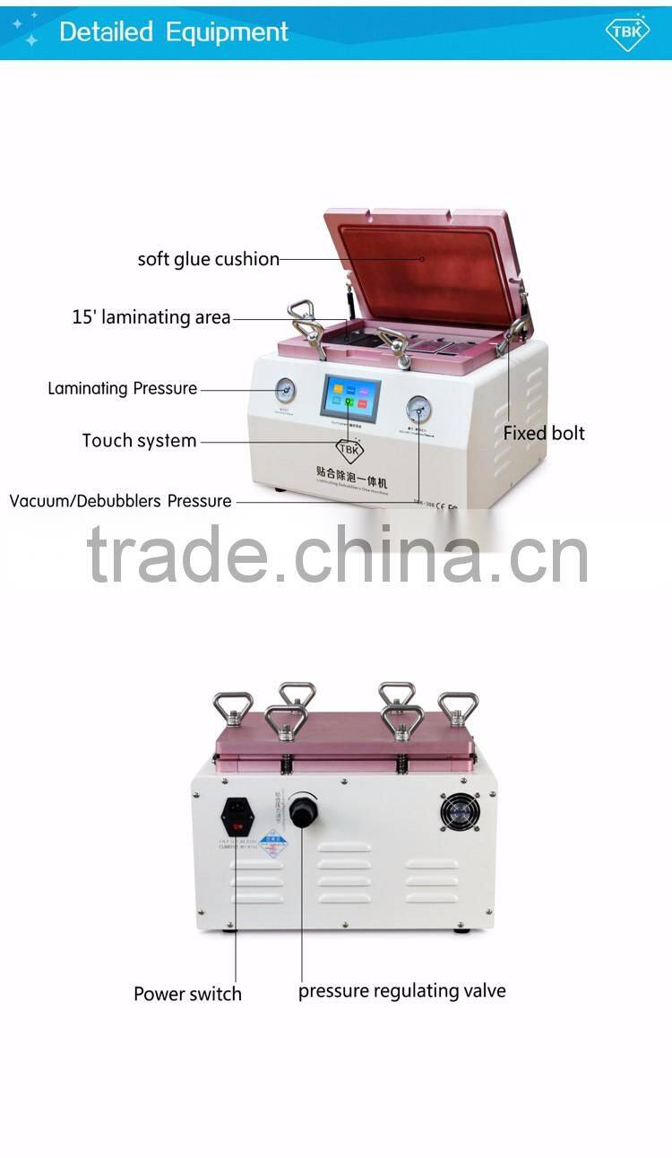 TBK 308 Superior Mobile phone Repair Equipment Laminating And Bubble Remove One Step