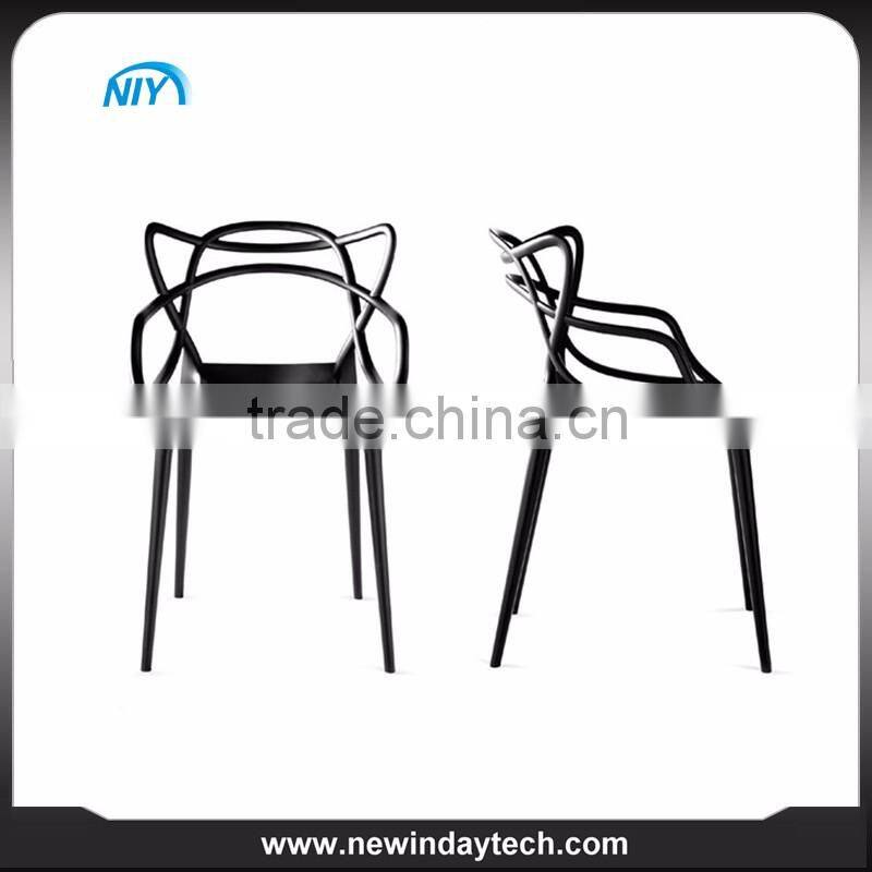 New design black acrylic chairs,modern acrylic designer plastic chair for dinning rooms