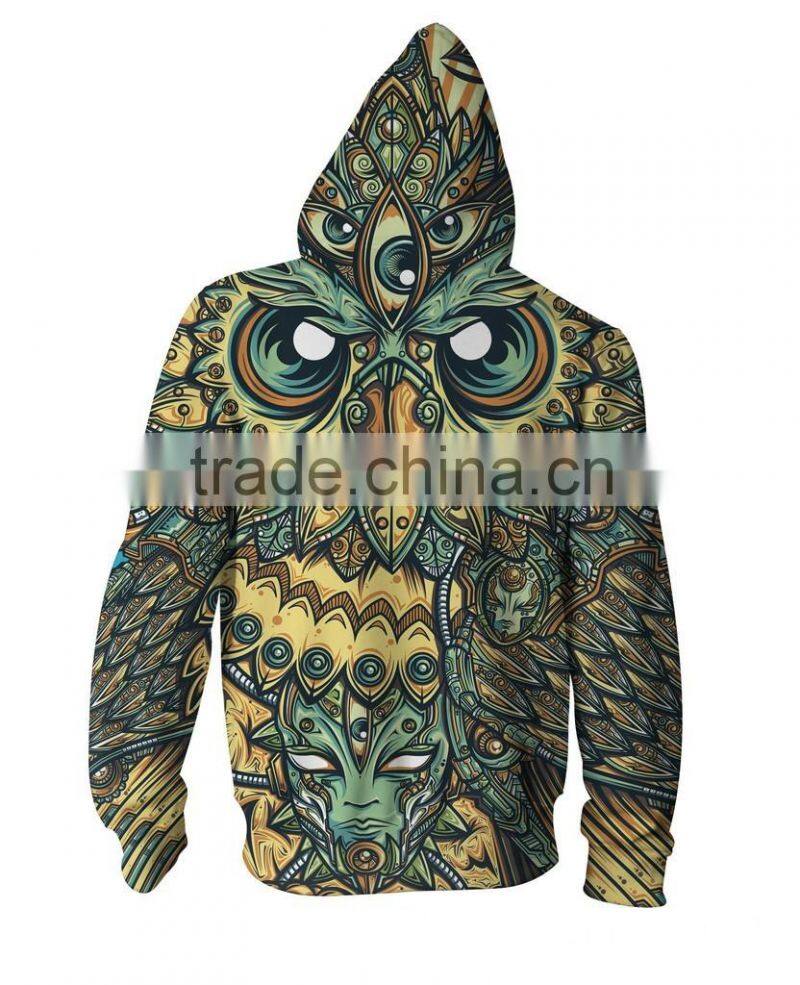 Custom made Men's sublimation Pattern 3D Hoodies