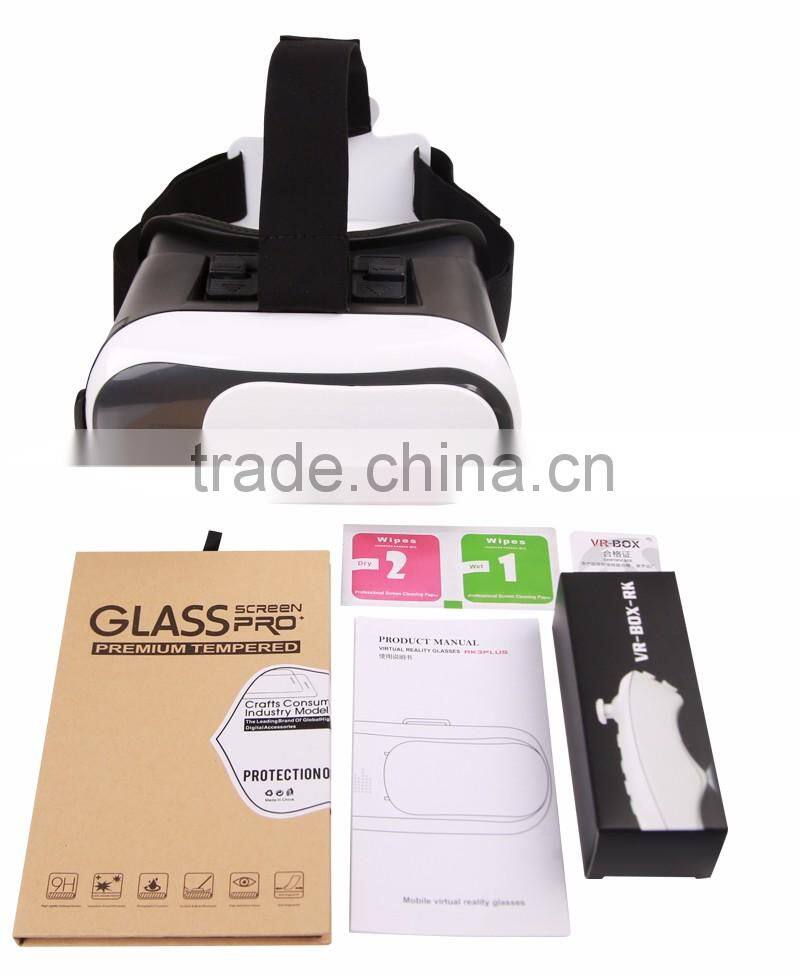 New Movies 3D VR 2.0 Glasses Boxes Phone Virtual Reality Glasses VR