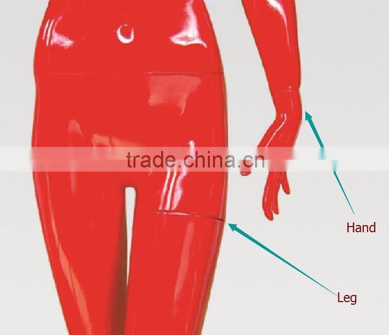 H-17 red bright mannequin 178cm women fashion mannequin high quality Fiberglass Female Mannequins