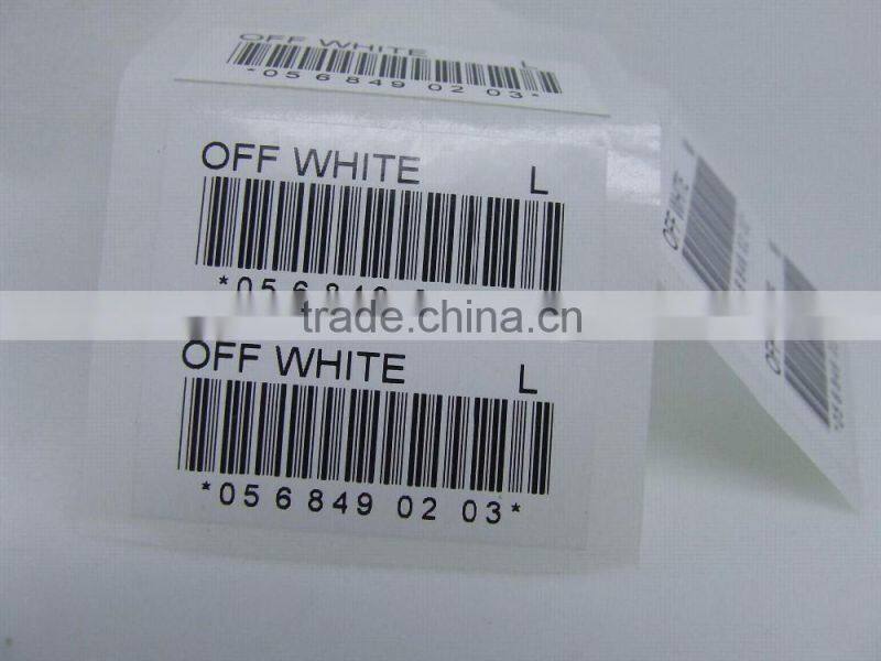 Customer printed sticker