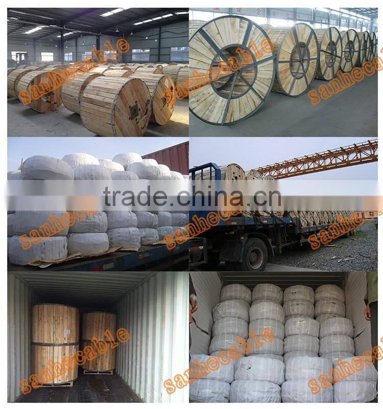 3*6awg/3*8AWG aluminum alloy conductor concentric neutral cable for dominican