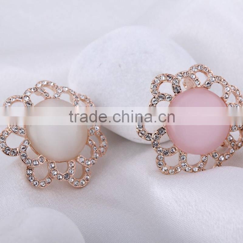 OUXI Fashion flower shaled brooch pin 60061