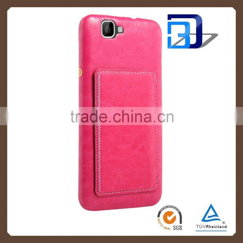 Manufacturer Wholesale Flip PU Leather Back Wallet card pocket Kickstand cover For Wiko Rainbow 4G fast delivery