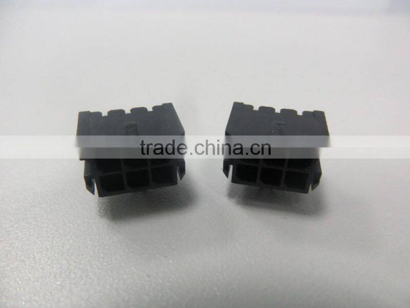 MX3.0MM 2*3PIN black bend Pin header