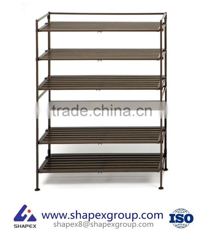 Black Steel Shelving Unit