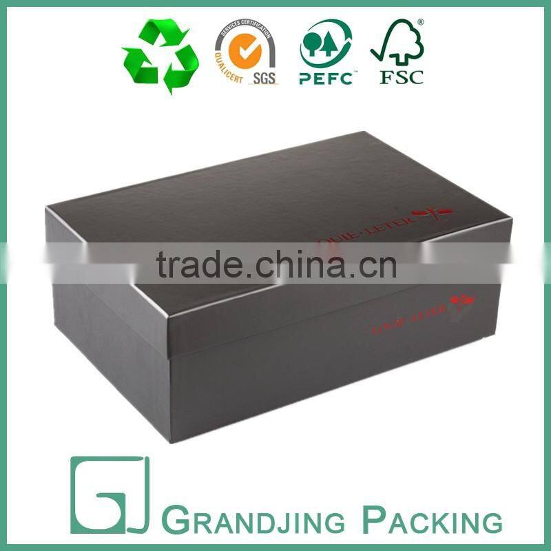 Luxury famous brand apparel packaging paper box