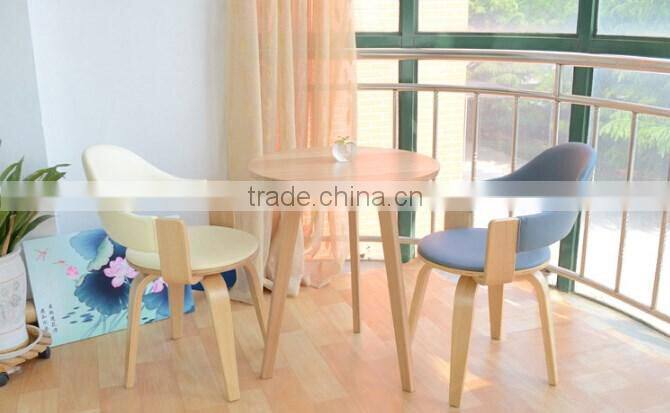 colorful fabric wood dining armchair