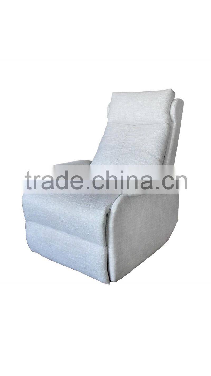 European style morden fabric electric recliner chair