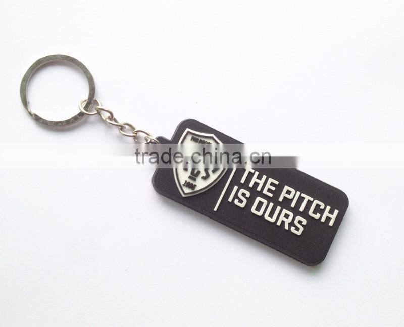 Promotional gifts Rubber Key chain /Custom PVC Keychain / Plastic Silicon Keychain