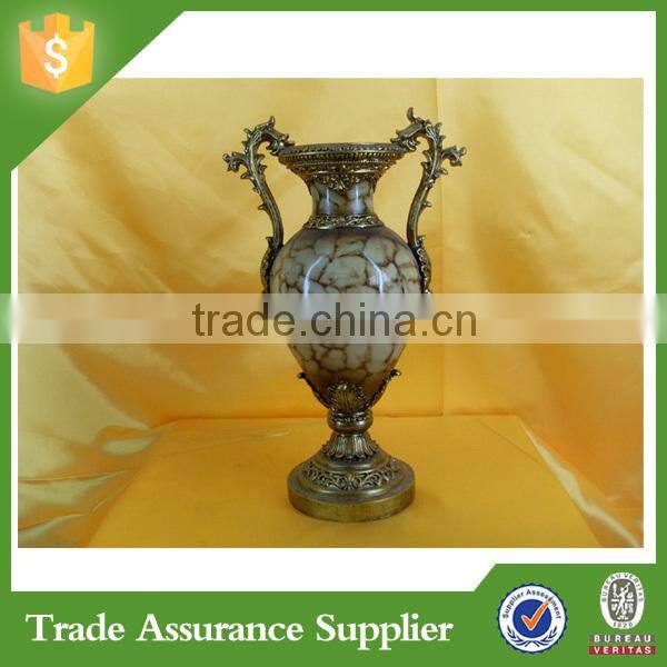 China supplier good quality home decoration antique brass flower vase