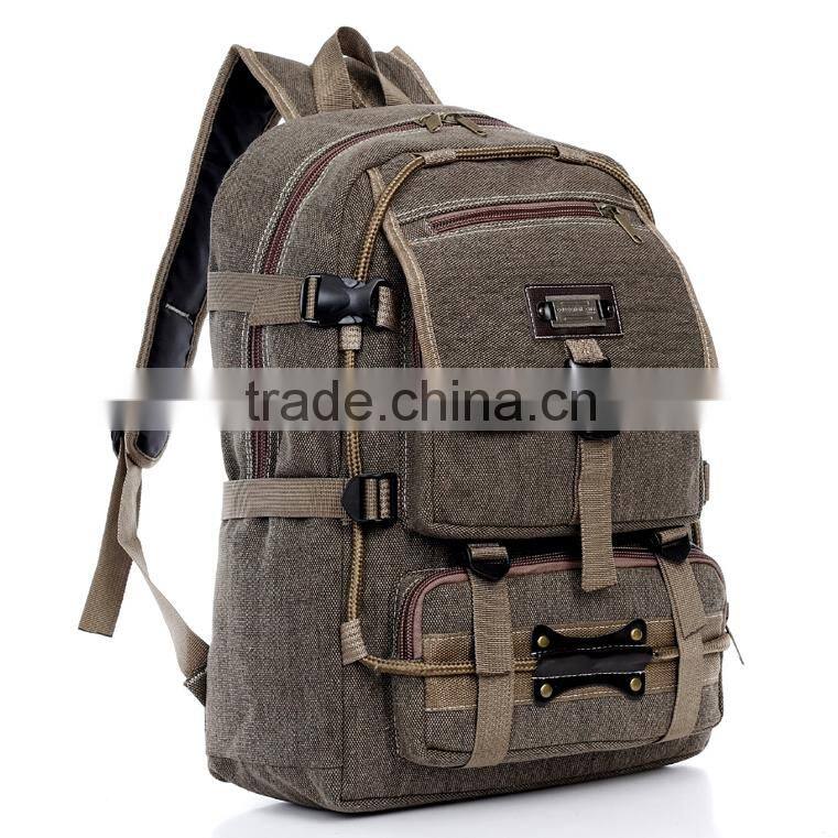 Men Cheap Canvas Backpack Custom Canvas Backpack
