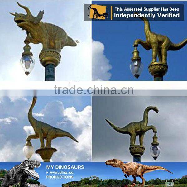 My Dino-Dinosaur theme park sculpture 3D dinosaur fiberglass sculpture