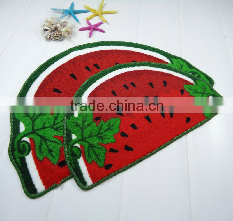 Cartoon print door mat high watermelon logo mat