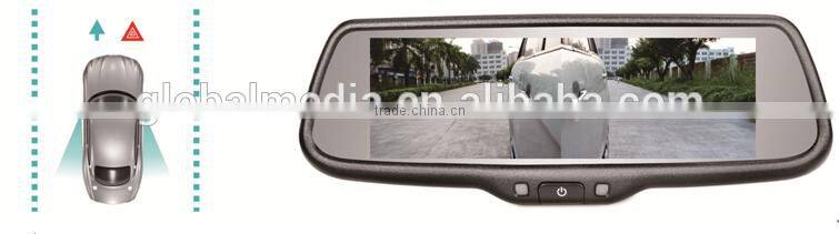7.3 inch car mirror link full screen rear view mirror monitor with full hd dslr lcd monitor