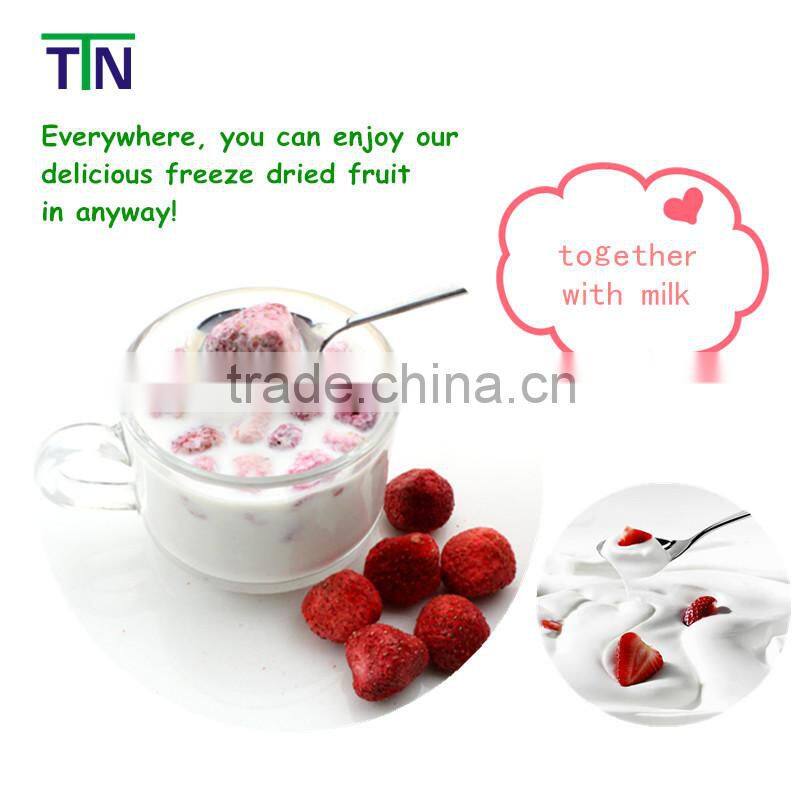 Freeze dried fruits and vegetables