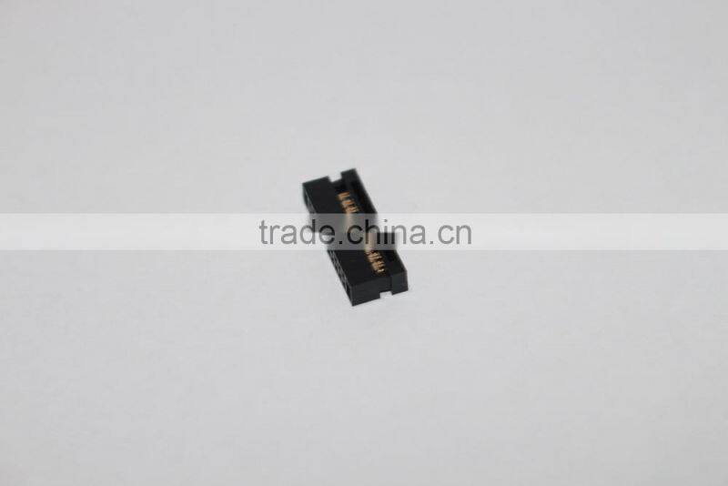 IDC Socket 1.27mm flat cable black 20pin