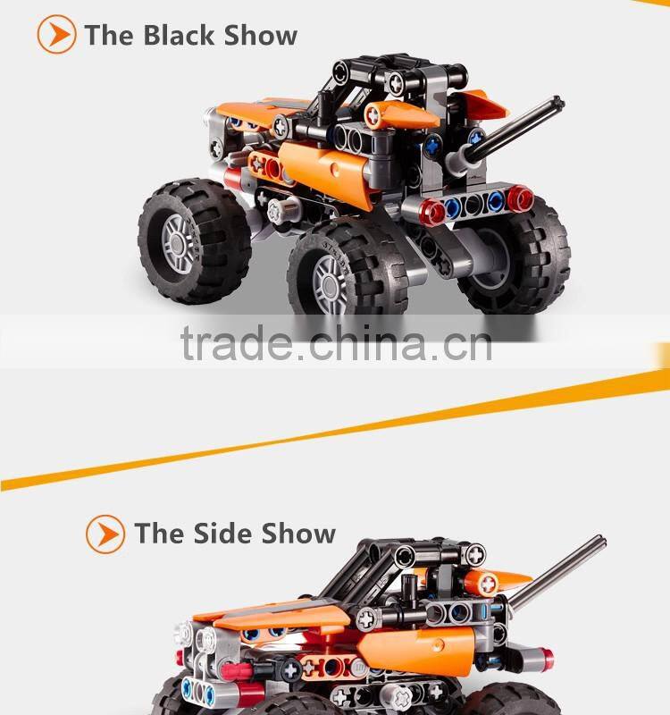 Child Puzzle plastic building blocks kid toy X-Mountain ATV