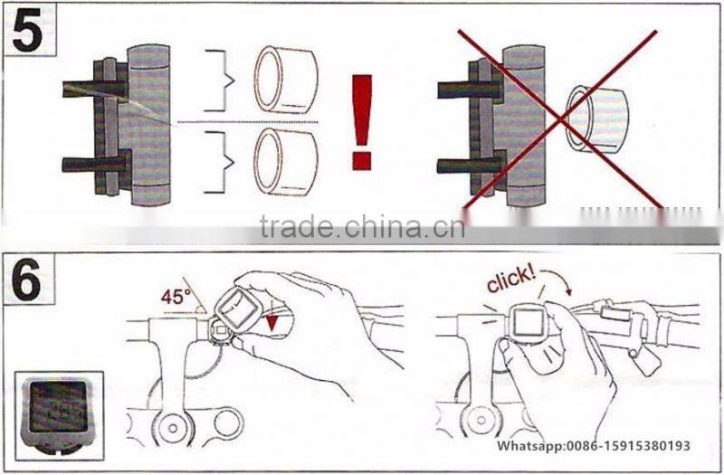 hot sale gps exercise bicycle cycle bike computer for outdoor sports