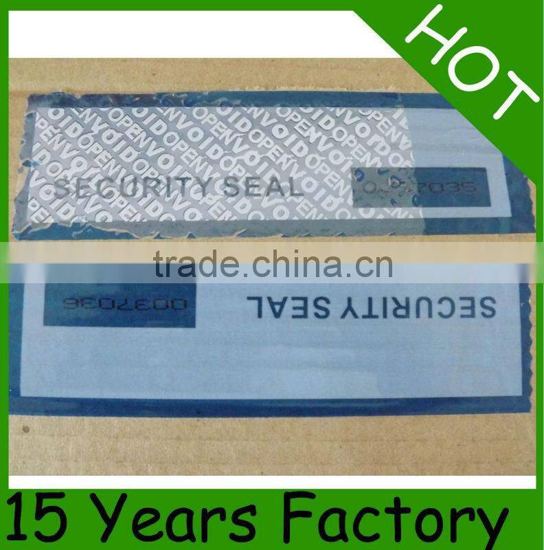 security sealing tape