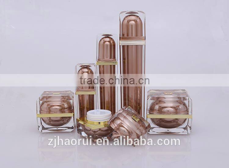 2016 New Design cosmetic jars suppliers Plastic Material Fancy packaging of cosmetics