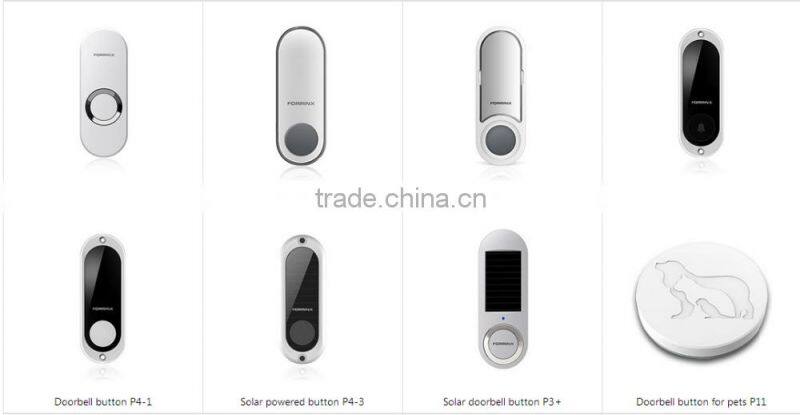 2016 new product wireless entry door chime AU USA UK plug CE FCC ROHS