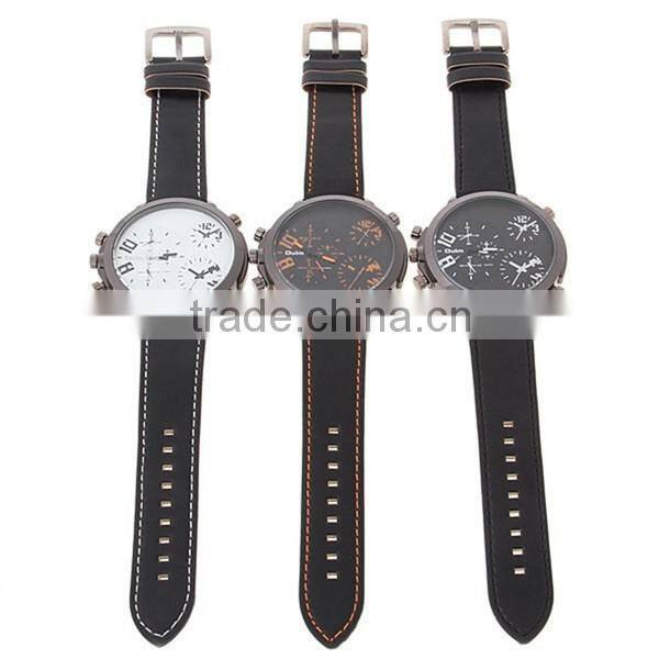 Top Quality Leather Design Personality Sport Watch