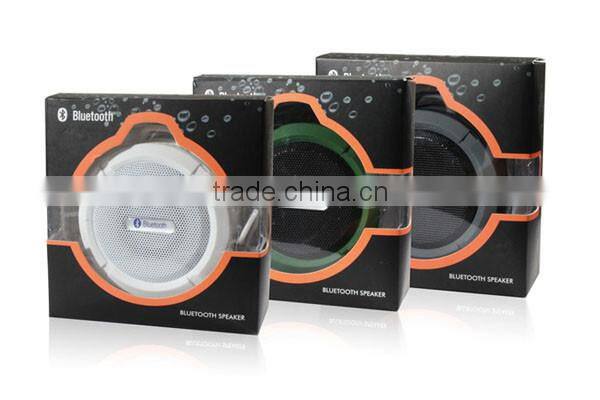 OEM IPX7 Bluetooth Shower Speaker mini waterproof bluetooth speaker with Suction Cup for new products 2016