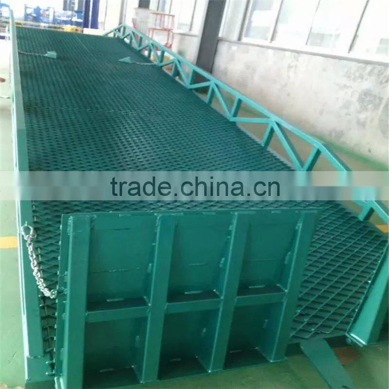 6-15 ton Warehouse Loading Ramp Mobile Container Yard Ramp