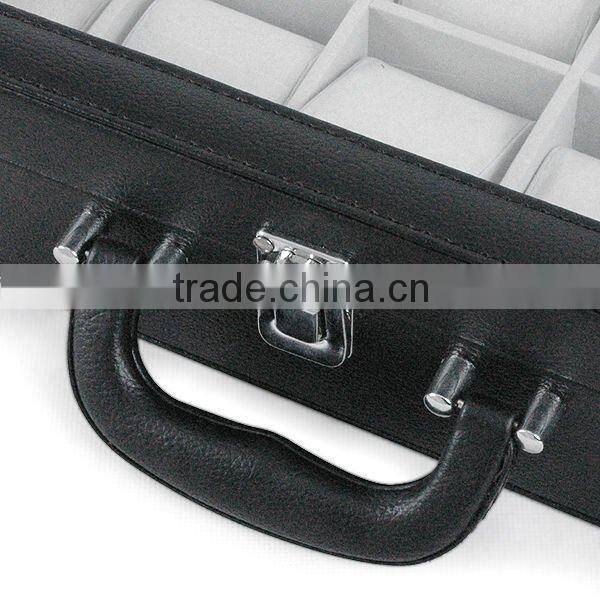 Blck 10 Grid Watches Display Storage Box Case