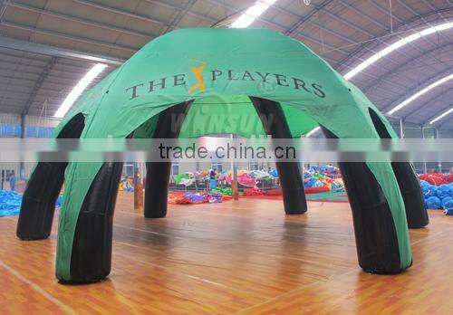 EN14960 Oxford and PVC dome transparency window inflatable circus tent