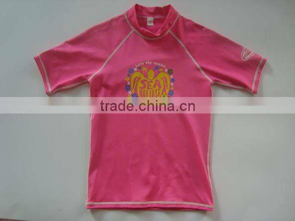 Custom Neoprene Short Anti uv Surfing rash guard made by Lycra