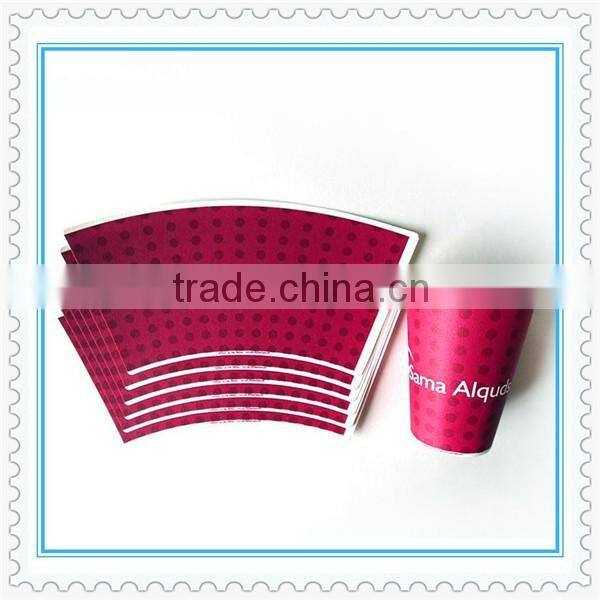 Printed 5oz/6oz/7oz/8oz paper cup fan from china supplier