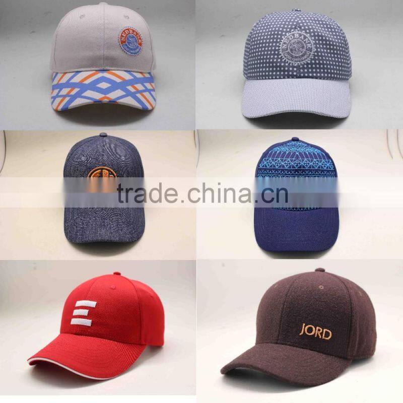 plain white unstructured baseball cap, dad hat customized sport caps